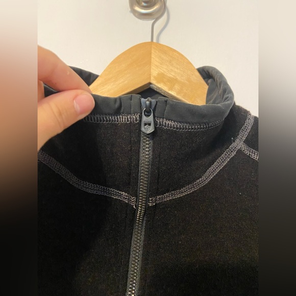 Womens KUHL Revel 1/4 Zip Black Pullover Sweatshirt Size Medium - Picture 2 of 7